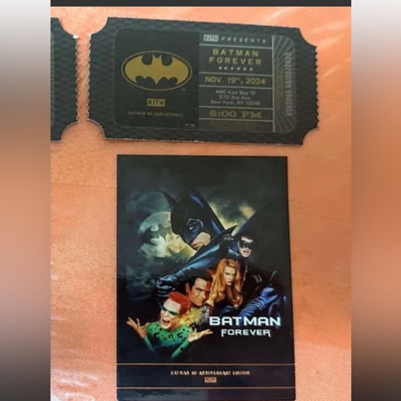KITH X BATMAN FOREVER Collectors AMC Ticket Stub 11/19 - Picture 5 of 7